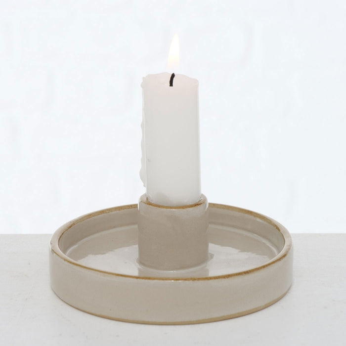 KI-generiertes Bild,Keramik Kerzenständer 2er Set 10cm Kerzenhalter Stabkerzen Kerzenleuchter