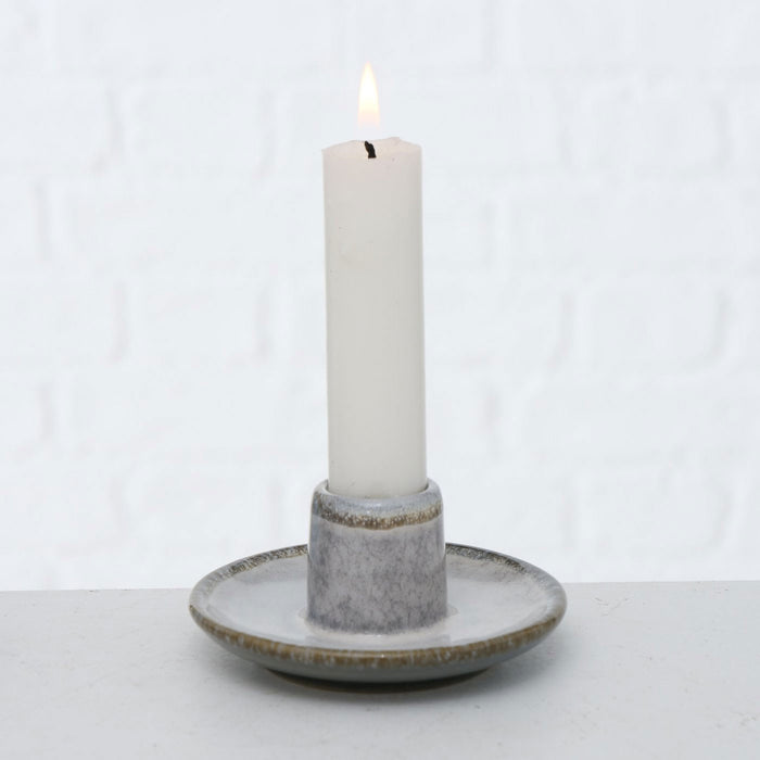 KI-generiertes Bild,Keramik Kerzenständer 3er Set 9cm Kerzenhalter Stabkerzen Kerzenleuchter