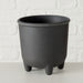 KI-generiertes Bild,Pflanztopf Blumenkübel List 13-16cm 2´er Set Grau Rund Übertopf Blumentopf