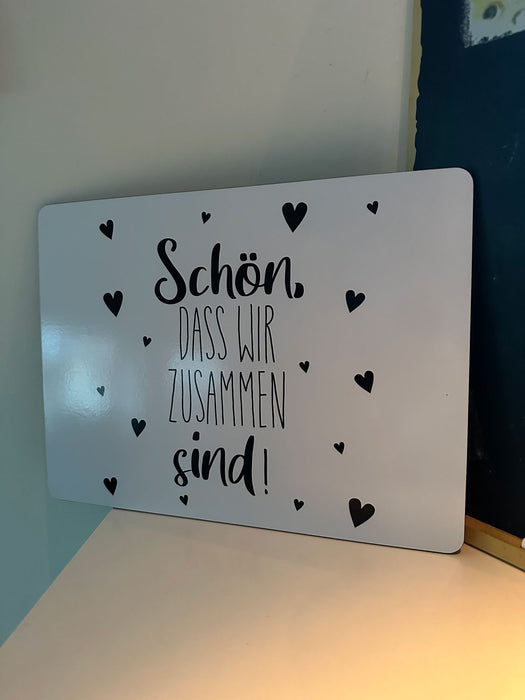 KI-generiertes Bild,2x Kork Tischset Platzset zusammen sind 40x30cm abwaschbar Rechteck Platzmatte