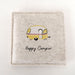 KI-generiertes Bild,Filz Sitzkissen Happy Camper 35x35cm Beige Deko-Kissen Stuhlkissen Quadratisch