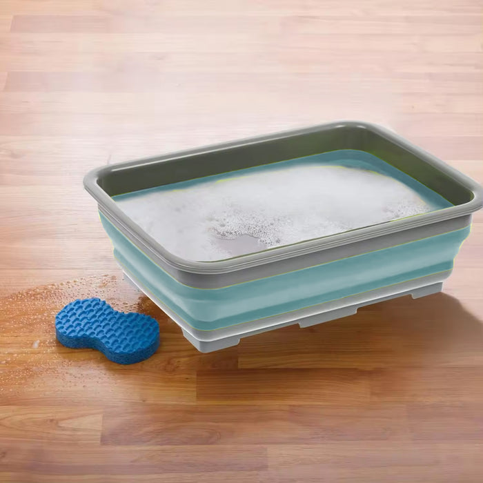 KI-generiertes Bild,Flexible Waschschüssel 8L 37x27cm faltbar Spülwanne tragbares Waschbecken Camping