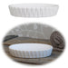 KI-generiertes Bild Seifenschale Diamant Creme Weiß 13cm Porzellan Seifenhalter Seifenablage