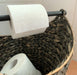 KI-generiertes Bild,Toilettenpapier-Ständer Deko-Korb Shabby Grau 40cm Rattan Look Klorollen-Halter