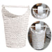 KI-generiertes Bild Toilettenpapier-Ständer Deko-Korb Shabby Weiß 40cm Rattan Look Klorollen-Halter