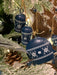 KI-generiertes Bild,Design 2x Deko-Objekt Kuh-Glocken 6 Glöckchen Winter Christbaum-Hänger