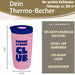 KI-generiertes Bild,Edelstahl Thermobecher 350ml Coffee Lovers Coffee to Go Becher Kaffeebecher Tee