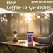 KI-generiertes Bild,Edelstahl Thermobecher 350ml Coffee Lovers Coffee to Go Becher Kaffeebecher Tee