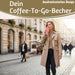 KI-generiertes Bild,Edelstahl Thermobecher 350ml Kaffee Wein Coffee to Go Becher Kaffeebecher Tee