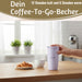 KI-generiertes Bild,Edelstahl Thermobecher 350ml Lieblingsbecher Coffee to Go Becher Kaffeebecher Tee