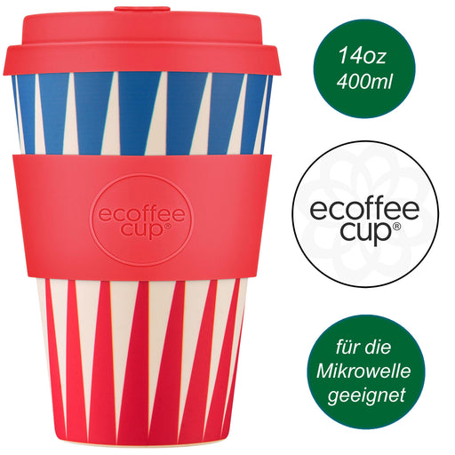 KI-generiertes Bild Ecoffee Cup 400ml Dale Buggins PLA Coffee to Go Becher Wiederverwendbar
