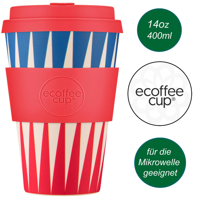 KI-generiertes Bild Ecoffee Cup 400ml Dale Buggins PLA Coffee to Go Becher Wiederverwendbar