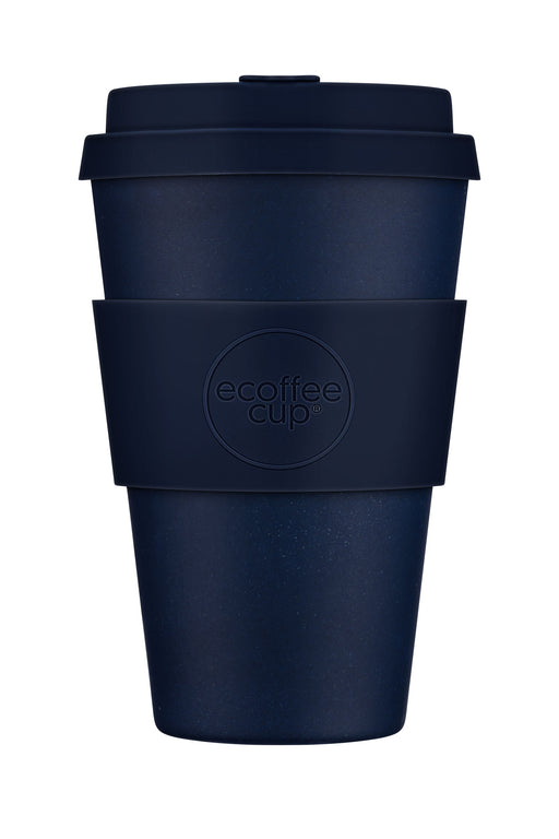 KI-generiertes Bild,Ecoffee Cup 400ml Dark Energy Blau PLA Coffee to Go Becher Wiederverwendbar
