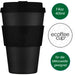 KI-generiertes Bild Ecoffee Cup 400ml Kerr Napier Schwarz PLA Coffee to Go Becher Wiederverwendbar