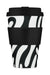 KI-generiertes Bild,Ecoffee Cup 400ml Basket Case Schwarz PLA Coffee to Go Becher Wiederverwendbar