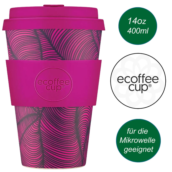 KI-generiertes Bild Ecoffee Cup 400ml Otrobanda PLA Coffee to Go Becher Wiederverwendbar