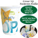 KI-generiertes Bild Neopren Cover Up Hülle Super Opa für White Cup Coffee to Go Becher