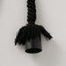 KI-generiertes Bild,Tischlampe Hängelampe Tau Sisal 300cm Schwarz Seil Lampe Pendelleuchte