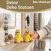 KI-generiertes Bild, 2x Deko Figuren Enten Set 11cm Gartenfigur Gartenzwerg Garten Statue Objekt