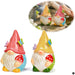 KI-generiertes Bild 2x Deko Figuren Wichtel Set 11cm Gartenwichtel Gartenzwerg Garten Objekt