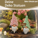 KI-generiertes Bild 2x Deko Figuren Wichtel Set 16cm Gartenwichtel Gartenzwerg Garten Objekt