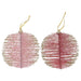 KI-generiertes Bild 2x Deko-Kugel Rosa Gold 11cm Dekohänger Weihnachten Christbaumschmuck