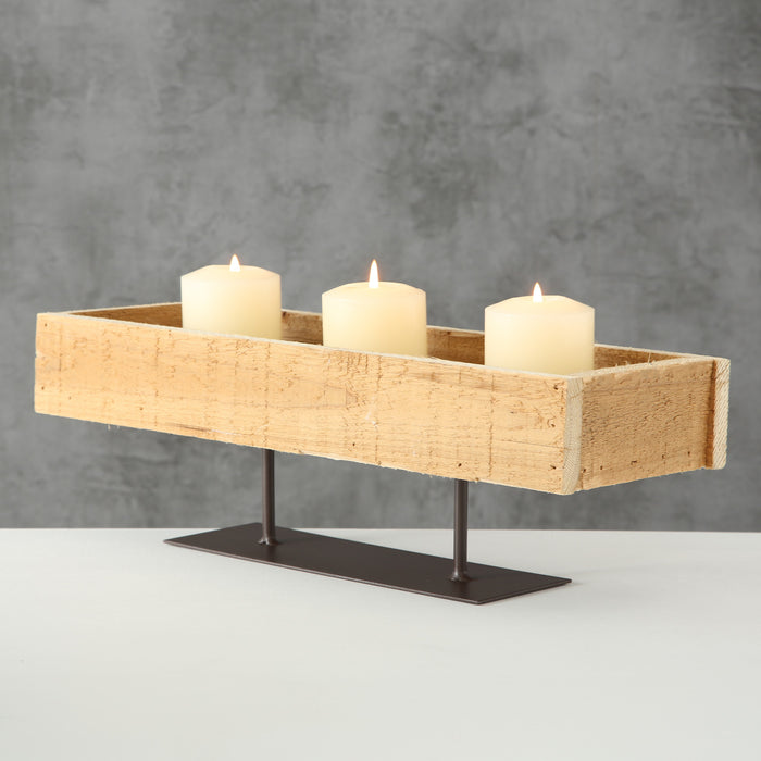 KI-generiertes Bild,Holz Aufbewahrung-Box stehend 40x13x13cm Tablett 1-Fach Dekoration