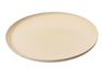 KI-generiertes Bild,Metall Deko Tablett Rund Ø42cm Beige Sand Dekoteller Kerzentablett Servierteller