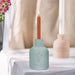 KI-generiertes Bild,Design Tischvase Blumenvase Mint "Für Dich" Deko Väschen Kerzenständer