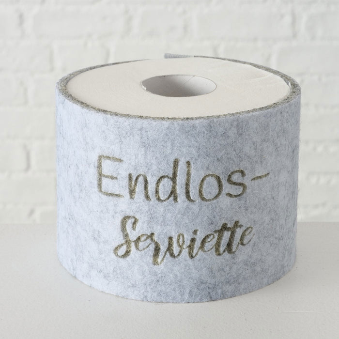 KI-generiertes Bild,Toilettenpapier Banderole Endlos Serviette Filz Klohut Husse Klopapier Klorollen