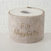 KI-generiertes Bild,Toilettenpapier Banderole für Klugscheißer Filz Klohut Husse Klopapier Klorollen