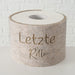 KI-generiertes Bild,Toilettenpapier Banderole letzte Rolle Filz Klohut Husse Klopapier Klorolle