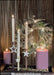 KI-generiertes Bild,Real Flame 3D LED Stumpenkerze 10x10cm Lila Echtwachs flackernde Kerze
