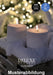 KI-generiertes Bild,Outdoor Real Flame 3D LED Stumpenkerze 15x10cm Blau Echtwachs flackernde Kerze
