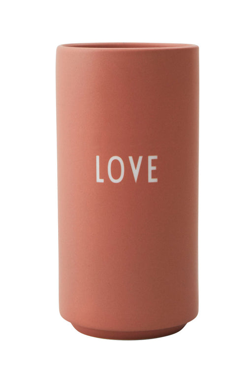 KI-generiertes Bild,AJ Tischvase 11cm Love Rosa Design Letters Blumenvase Deko Väschen