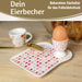 KI-generiertes Bild,Eierbecher Echt-Gold Motiv "Herzen / Liebe" Gute Laune Eierhalter