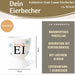 KI-generiertes Bild,Eierbecher Echt-Gold Spruch "Weich Ei" Gute Laune Eierhalter