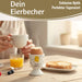 KI-generiertes Bild,Eierbecher Echt-Gold Spruch "Guten Morgen" Küken Gute Laune Eierhalter