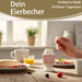 KI-generiertes Bild,Eierbecher Echt-Gold Spruch "HEUTE WIRD GUT" Gute Laune Eierhalter