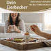 KI-generiertes Bild,Eierbecher Echt-Gold Spruch "EI FEEL GOOD" Gute Laune Eierhalter