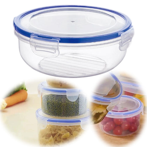 KI-generiertes Bild Frischhaltedose Clip & Lock 1400ml Rund mit Deckel Lebensmittel Mikrowelle Gefrierbox