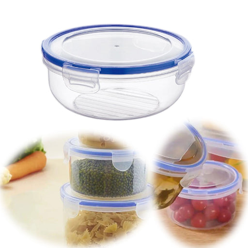 KI-generiertes Bild Frischhaltedose Clip & Lock 400ml Rund mit Deckel Lebensmittel Mikrowelle Gefrierbox