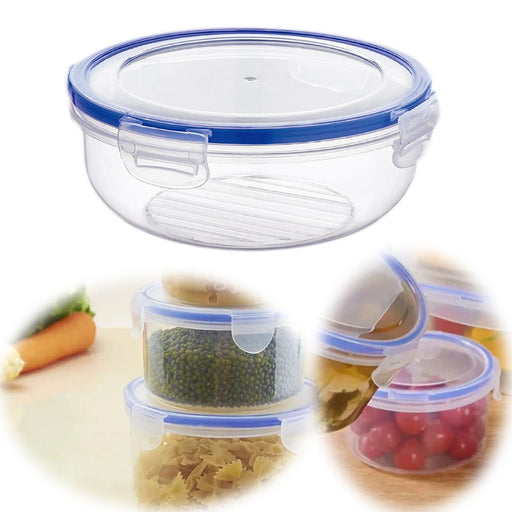 KI-generiertes Bild Frischhaltedose Clip & Lock 800ml Rund mit Deckel Lebensmittel Mikrowelle Gefrierbox