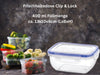 KI-generiertes Bild,Frischhaltedose Clip & Lock 400ml mit Deckel Lebensmittel Mikrowelle Gefrierbox