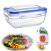 KI-generiertes Bild Frischhaltedose Clip & Lock 800ml mit Deckel Lebensmittel Mikrowelle Gefrierbox