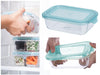 KI-generiertes Bild,Glas Frischhaltedose Cook & Lock 630ml mit Deckel Lebensmittel Mikrowelle Gefrierbox