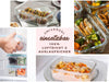 KI-generiertes Bild,Glas Frischhaltedose Cook & Lock 630ml mit Deckel Lebensmittel Mikrowelle Gefrierbox