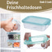 KI-generiertes Bild,Glas Frischhaltedose Cook & Lock 3´er Set mit Deckel Lebensmittel Mikrowelle Gefrierbox
