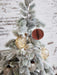 KI-generiertes Bild,2x Wabenball Alt-Rosa Bordeaux 6cm Papierkugel Honeycomb Deko Party Weihnachten