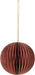 KI-generiertes Bild,2x Wabenball Alt-Rosa Bordeaux 6cm Papierkugel Honeycomb Deko Party Weihnachten